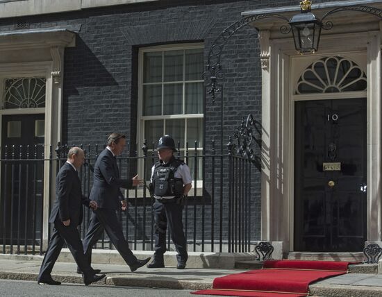 Vladimir Putin's working visit to the United Kingdom