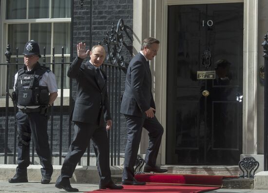 Vladimir Putin's working visit to the United Kingdom