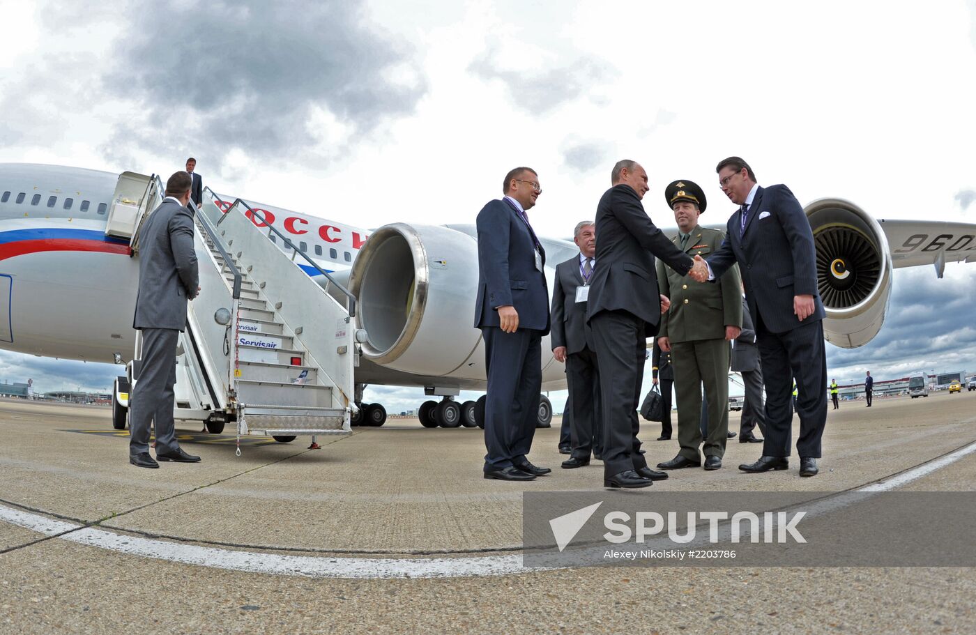 Vladimir Putin's working visit to the United Kingdom