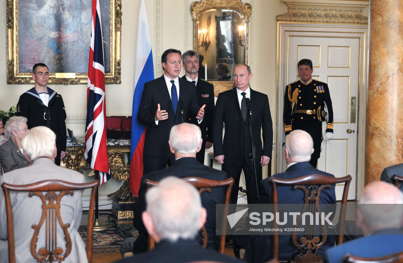 Vladimir Putin's working visit to the United Kingdom