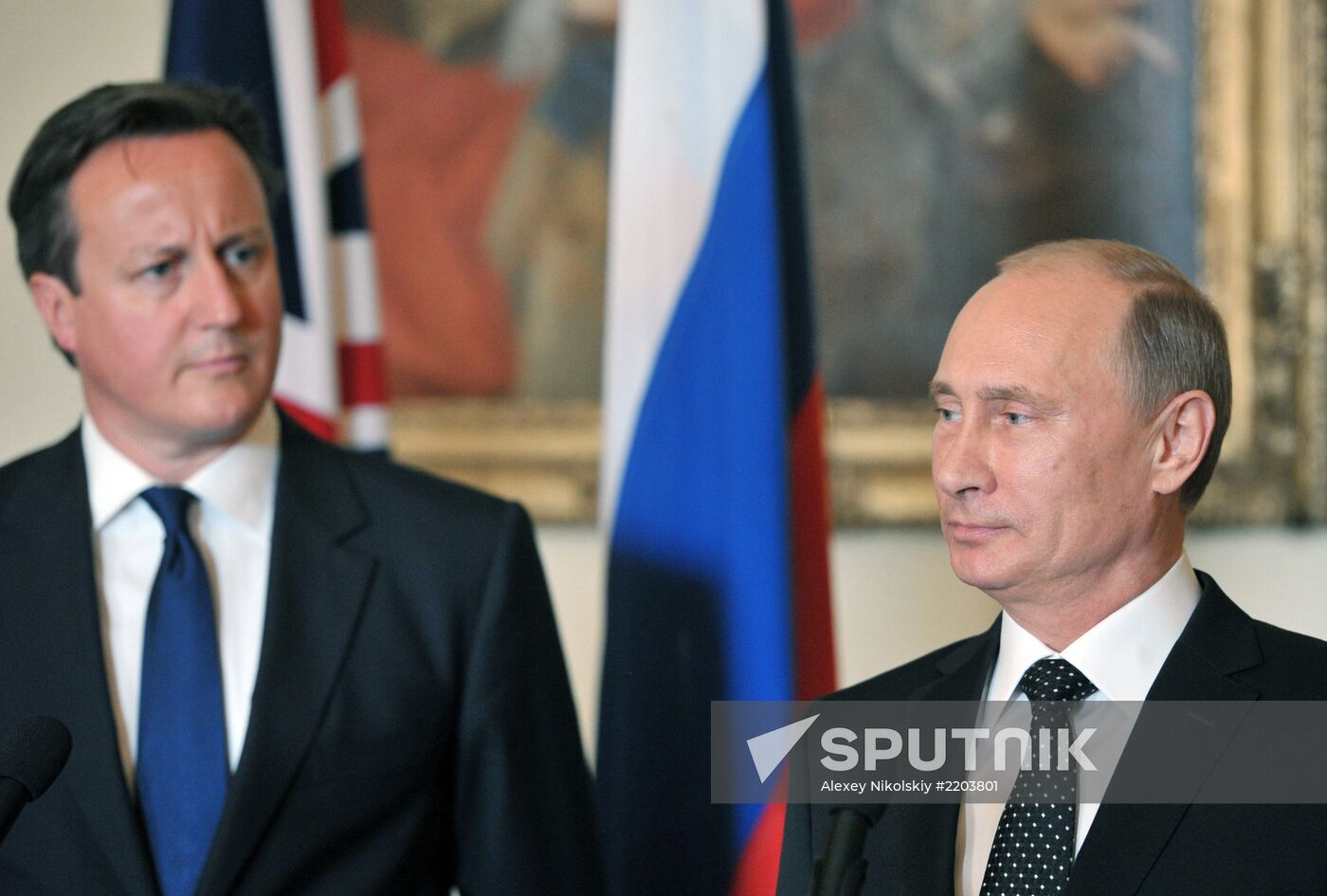 Vladimir Putin's working visit to the United Kingdom
