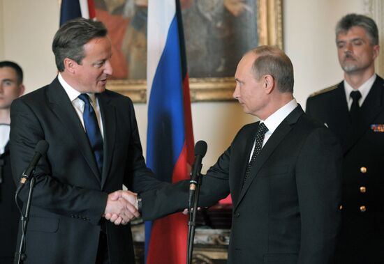Vladimir Putin's working visit to the United Kingdom