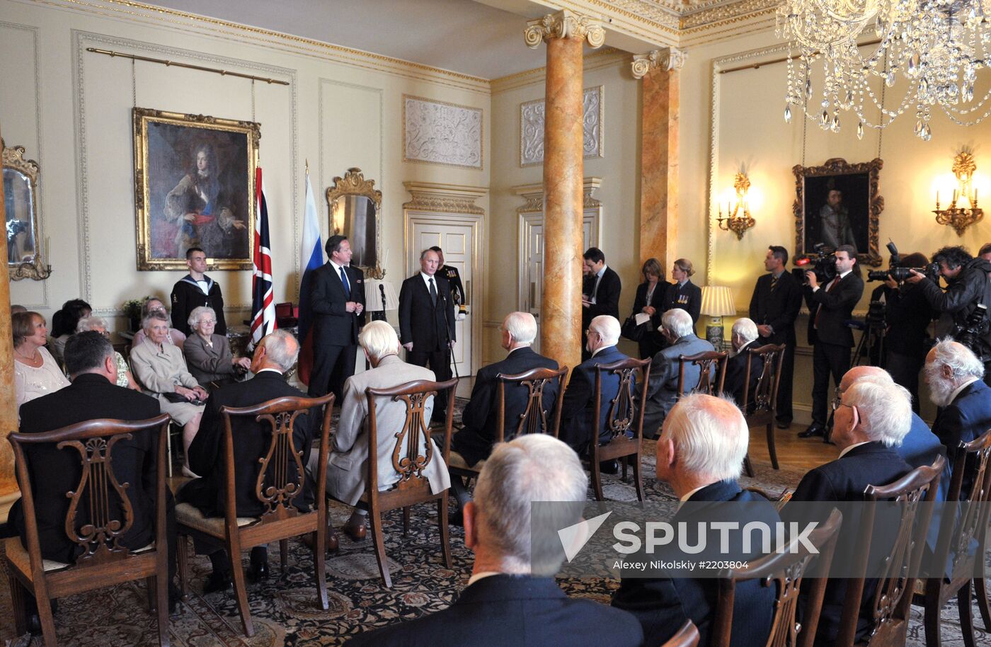 Vladimir Putin's working visit to the United Kingdom