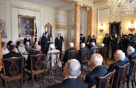 Vladimir Putin's working visit to the United Kingdom