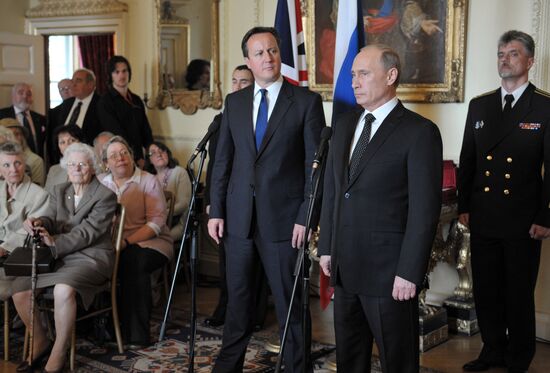 Vladimir Putin's working visit to the United Kingdom