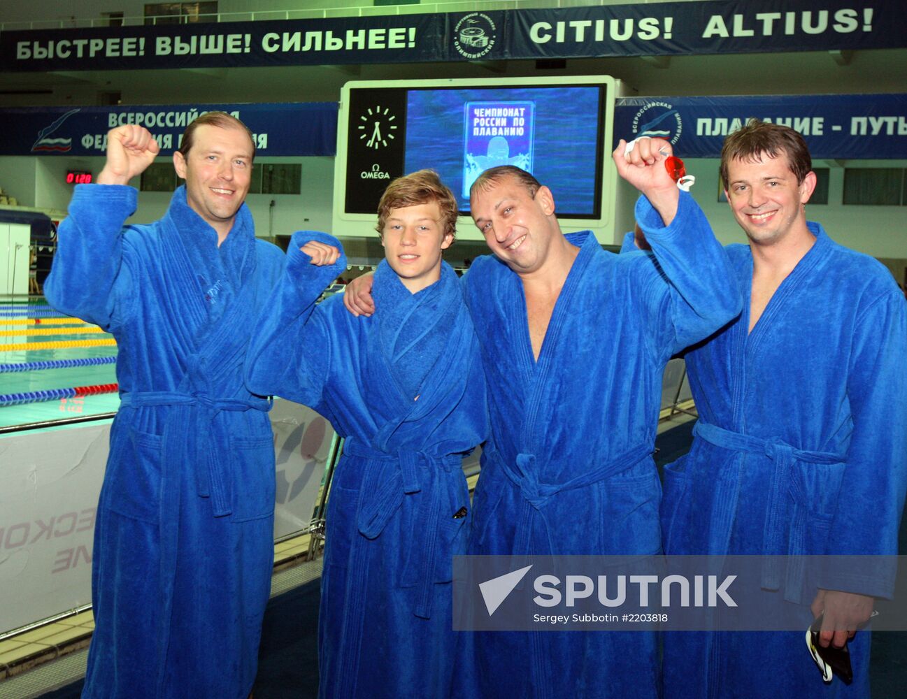 "Departmental" swim at Russian Swimming Championships