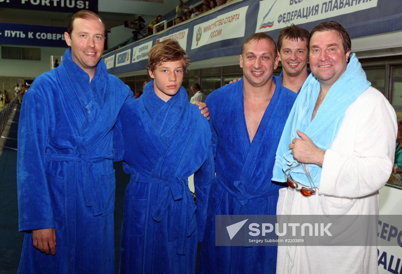 "Departmental" swim at Russian Swimming Championships