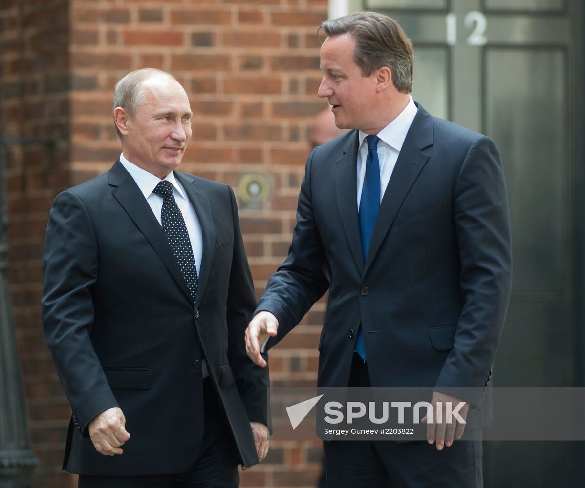 Vladimir Putin's working visit to the United Kingdom
