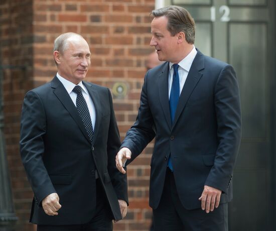 Vladimir Putin's working visit to the United Kingdom