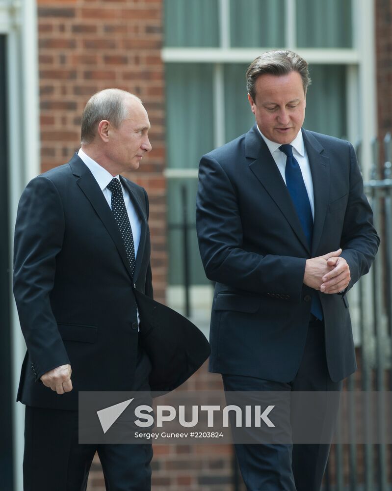 Vladimir Putin's working visit to the United Kingdom