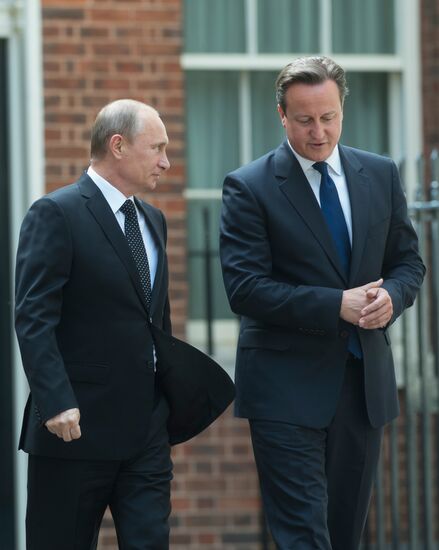 Vladimir Putin's working visit to the United Kingdom