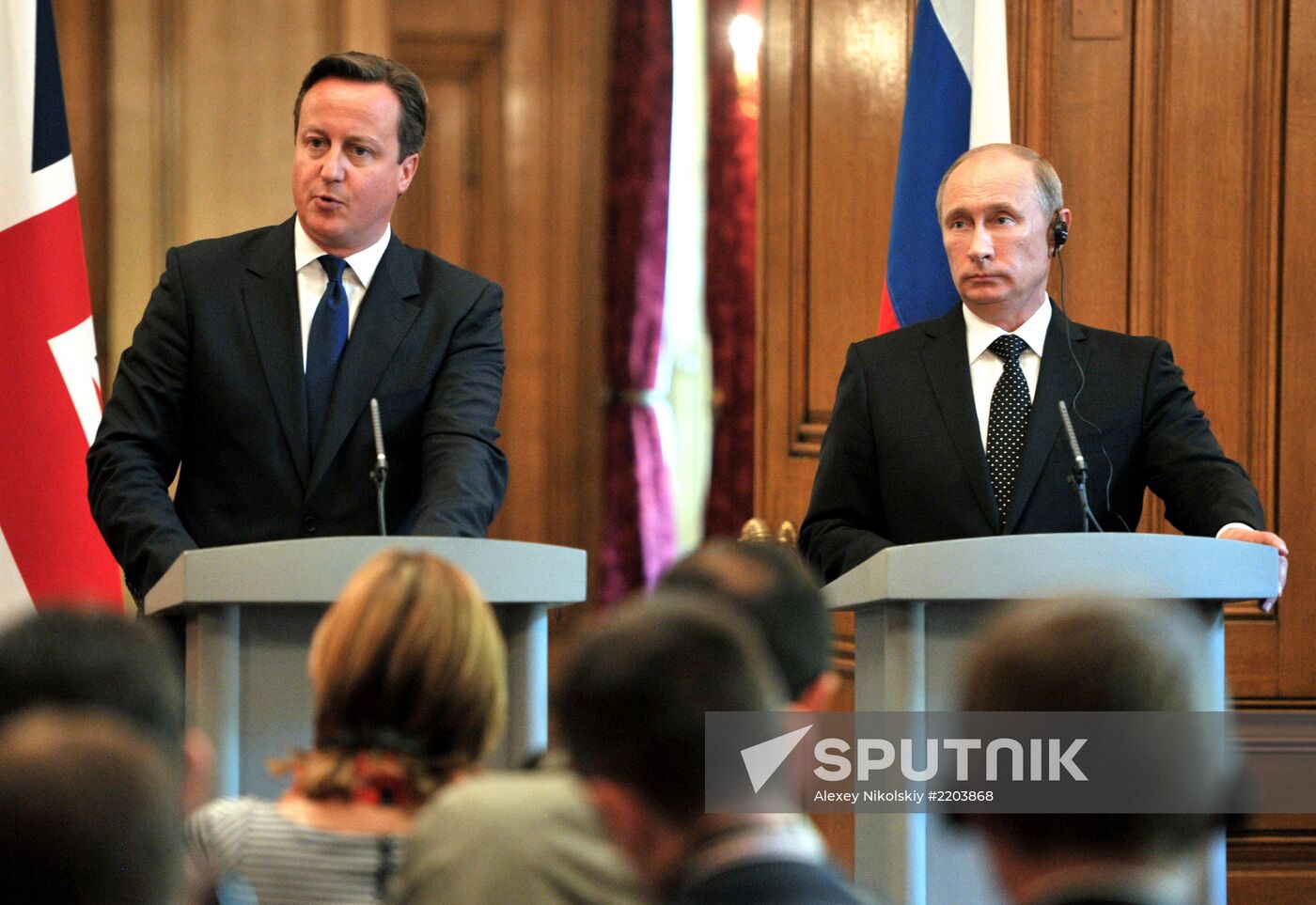 Vladimir Putin's working visit to the United Kingdom
