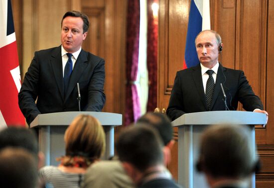 Vladimir Putin's working visit to the United Kingdom