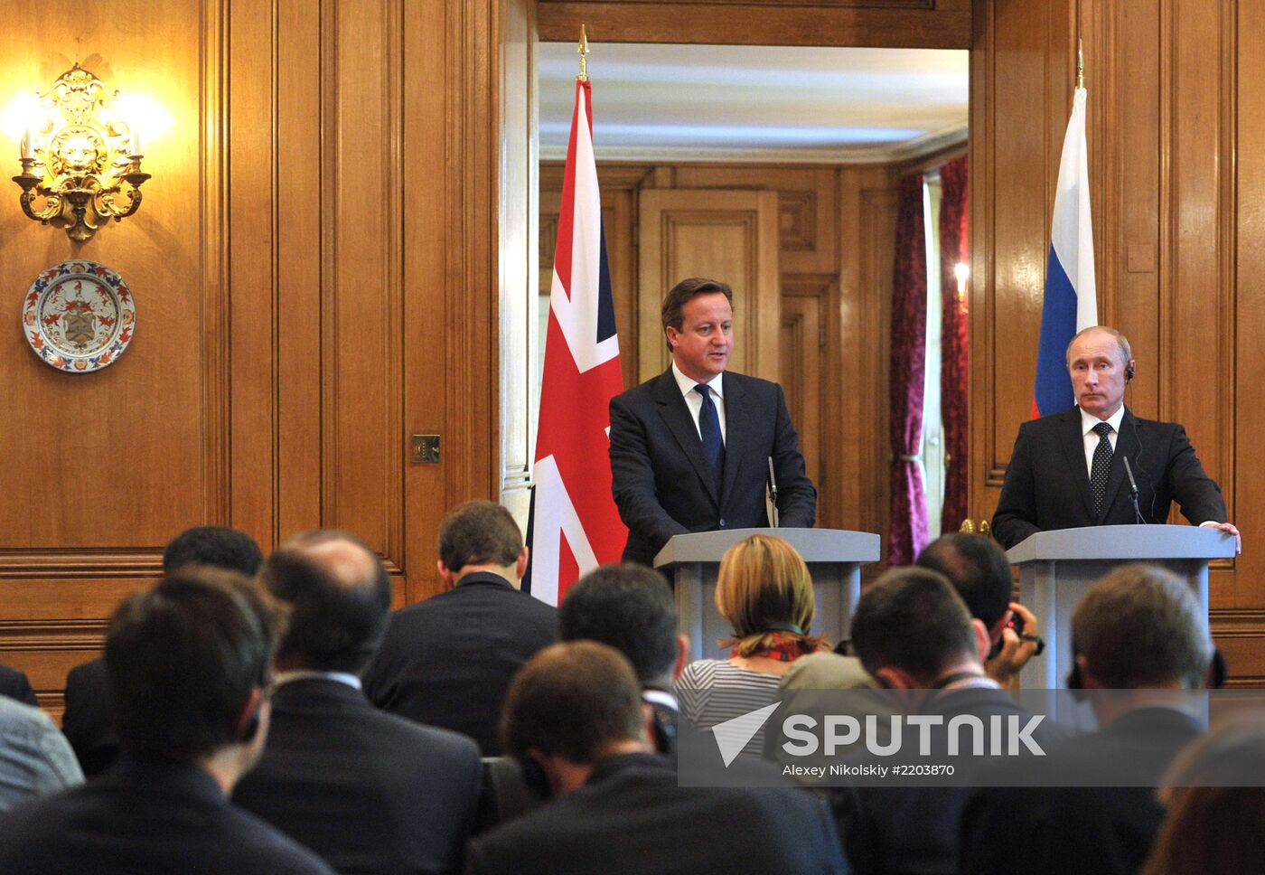 Vladimir Putin's working visit to the United Kingdom