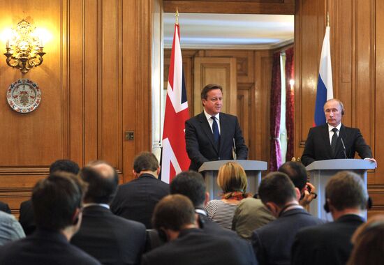 Vladimir Putin's working visit to the United Kingdom