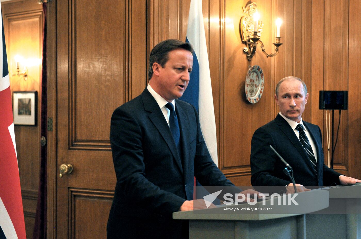 Vladimir Putin's working visit to the United Kingdom