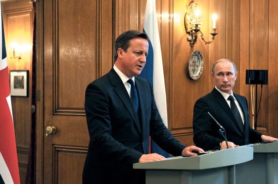 Vladimir Putin's working visit to the United Kingdom