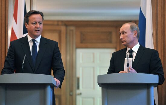 Vladimir Putin's working visit to the United Kingdom