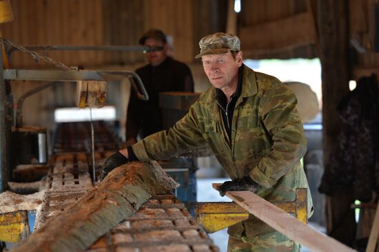 Woodworking shop in Omsk Region