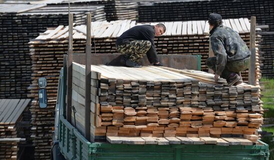 Woodworking shop in Omsk Region