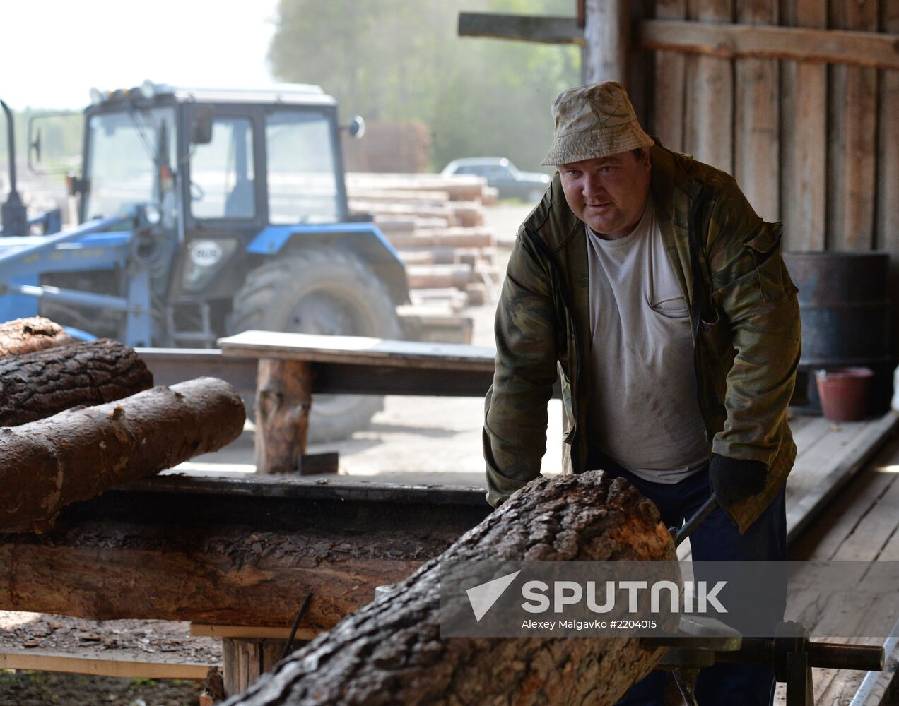 Woodworking shop in Omsk Region