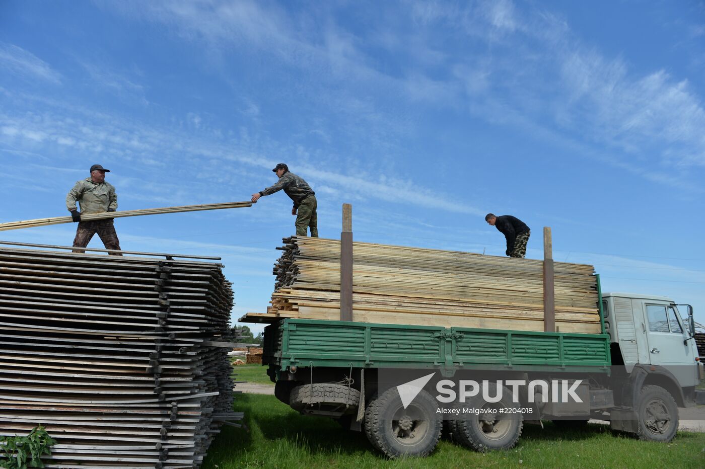 Woodworking shop in Omsk Region