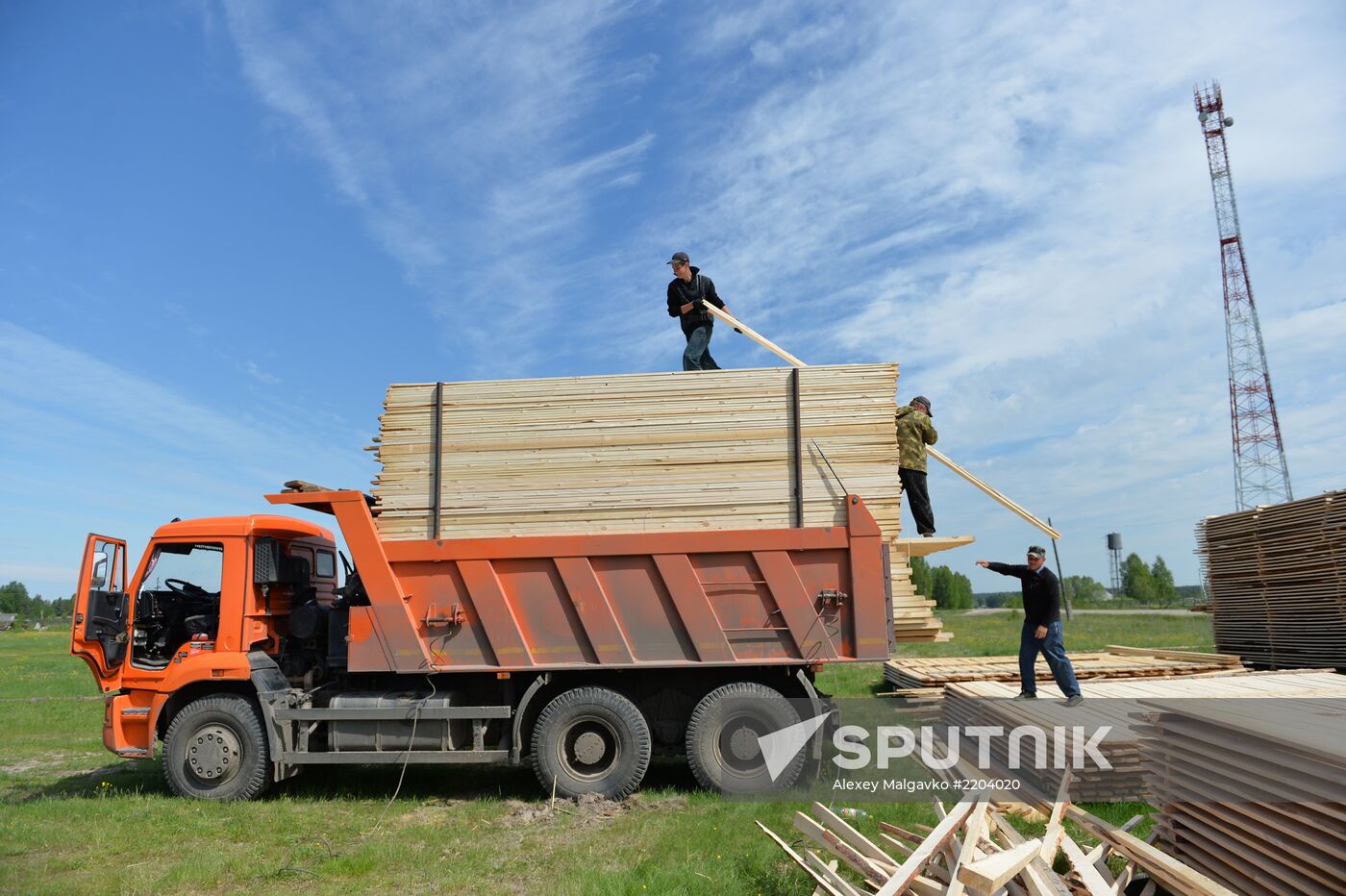 Woodworking shop in Omsk Region