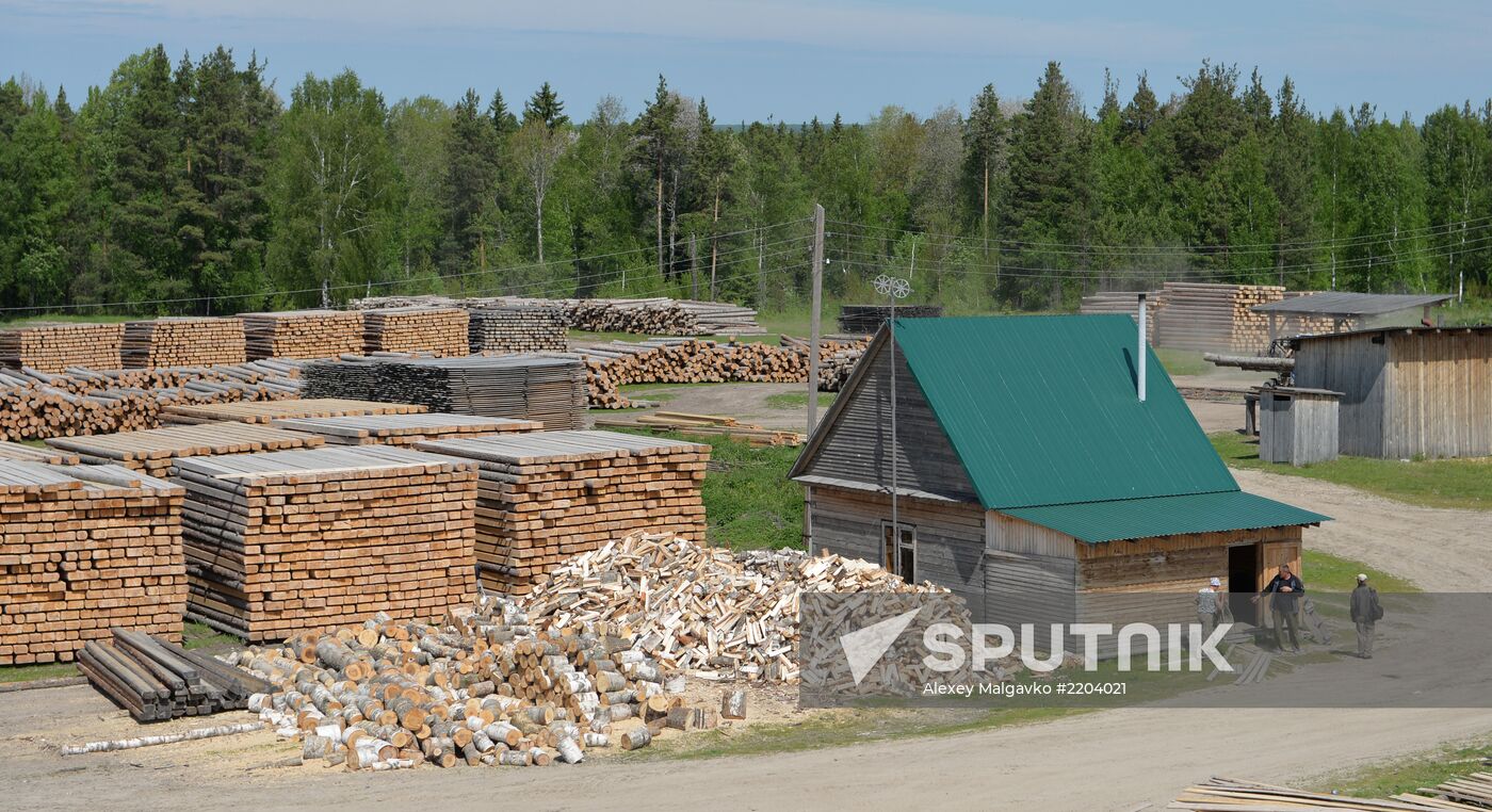 Woodworking shop in Omsk Region