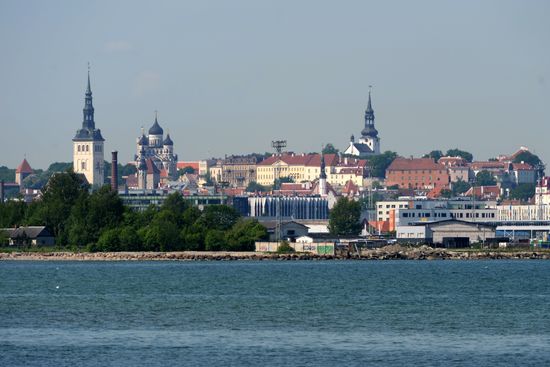 World cities. Tallinn