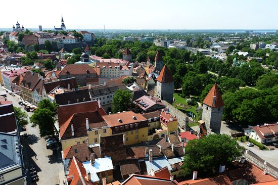 World cities. Tallinn
