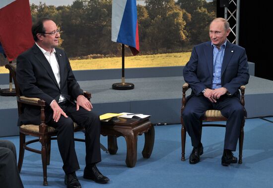 Vladimir Putin arrives in Ireland for the G8 summit