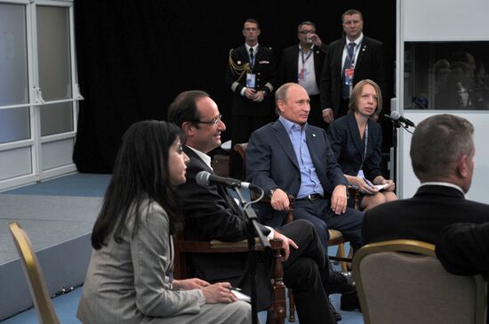 Vladimir Putin arrives in Ireland for the G8 summit