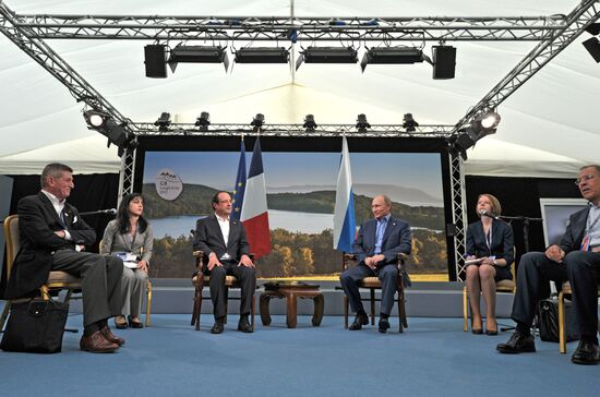 Vladimir Putin arrives in Ireland for the G8 summit