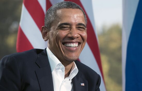 Vladimir Putin arrives in Ireland for the G8 summit