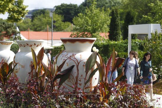 Opening of the 'Мoscow Flower Show'