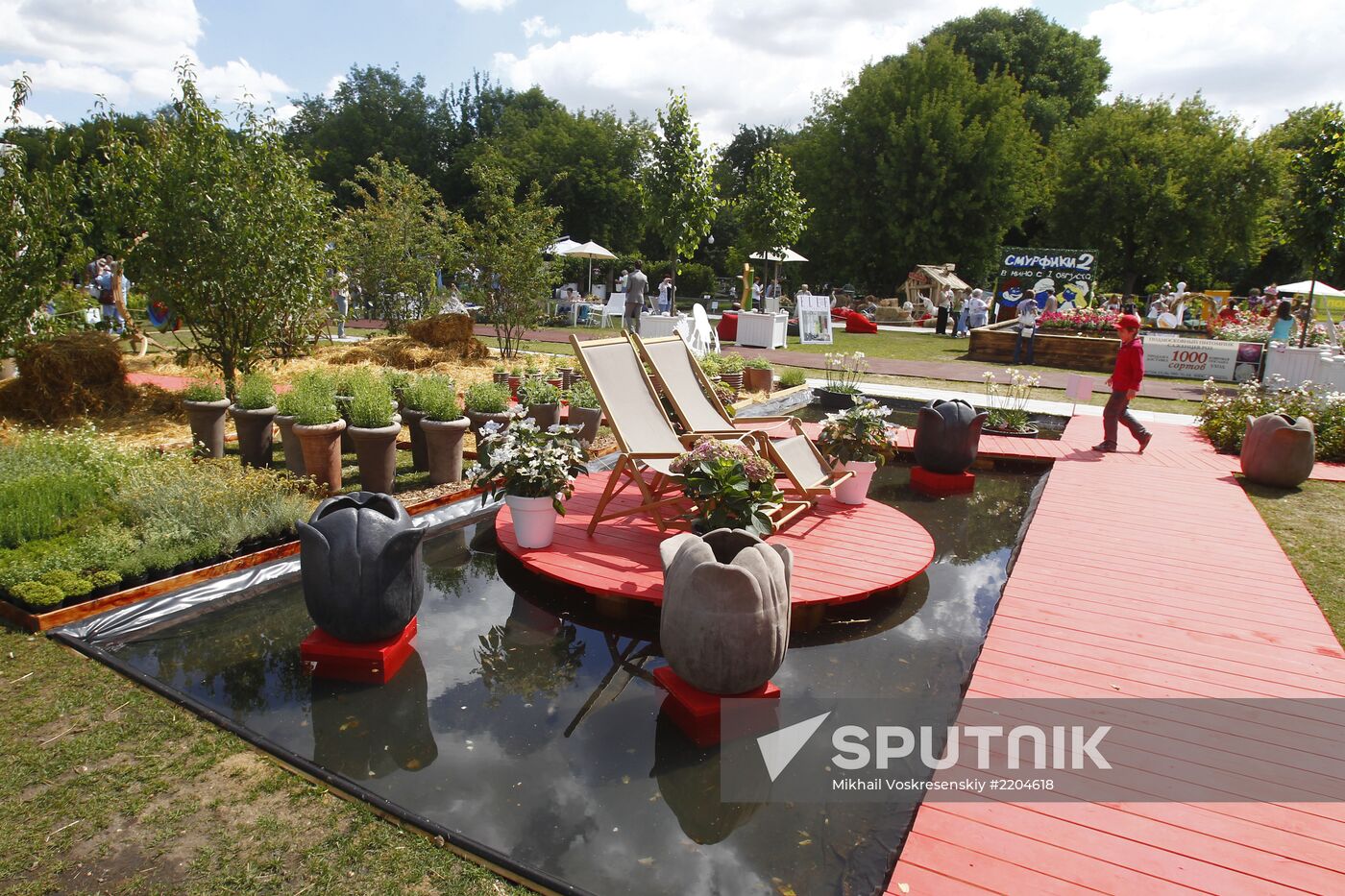Opening of the 'Мoscow Flower Show'