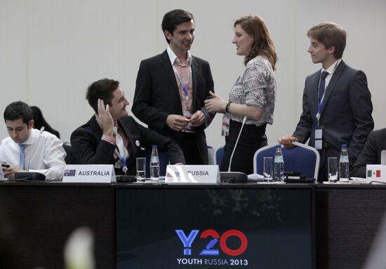 Y20 Russia Youth Summit in St. Petersburg