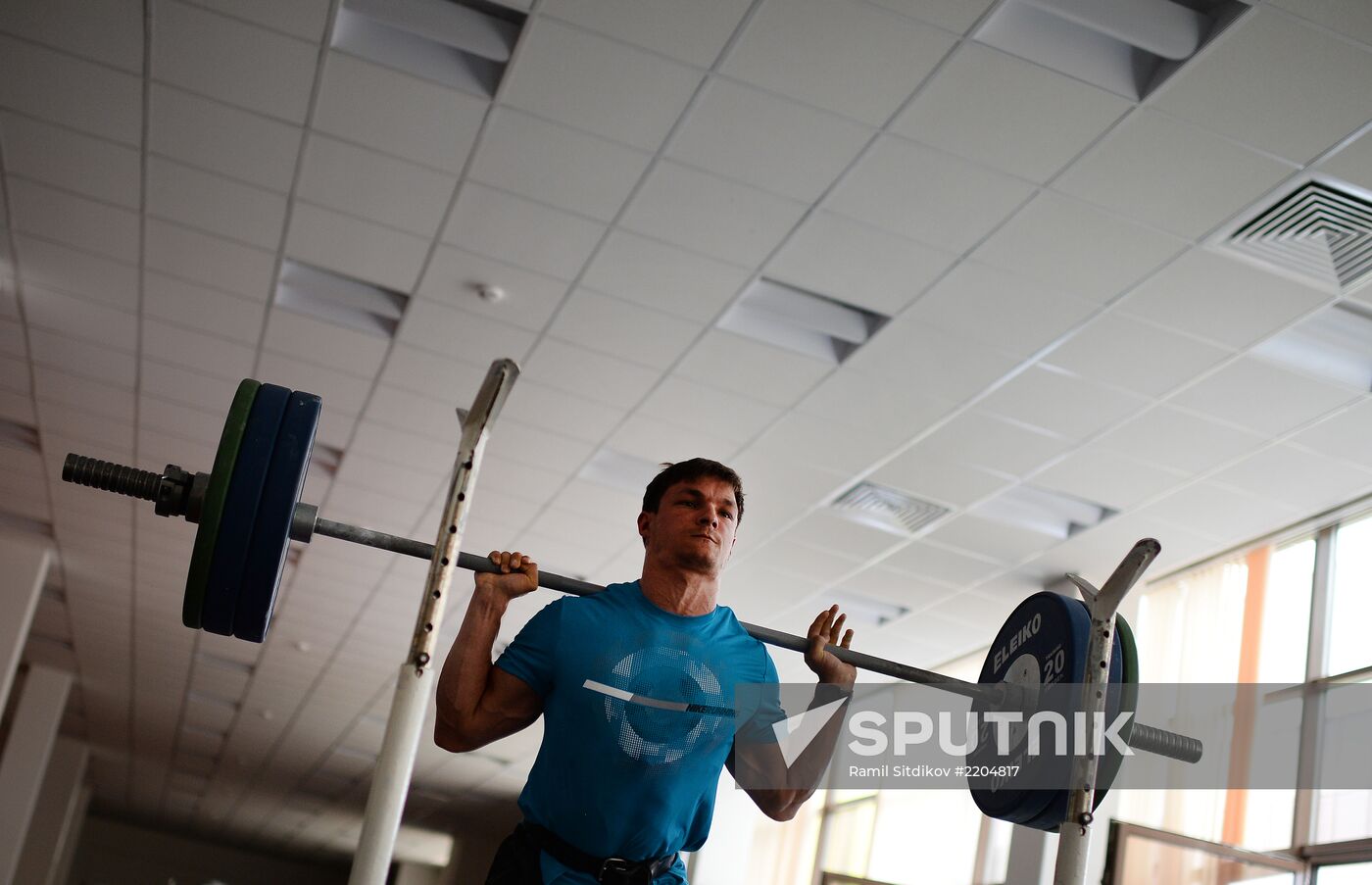 Snowboarding. Training session of Russian National Team