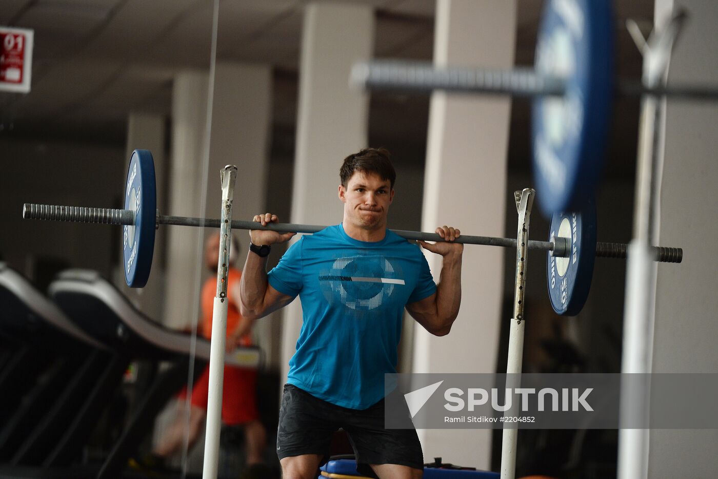 Snowboarding. Training session of Russian National Team