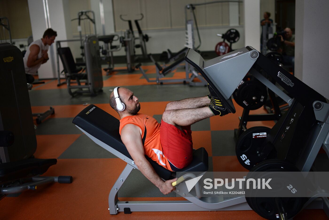 Snowboarding. Training session of Russian National Team