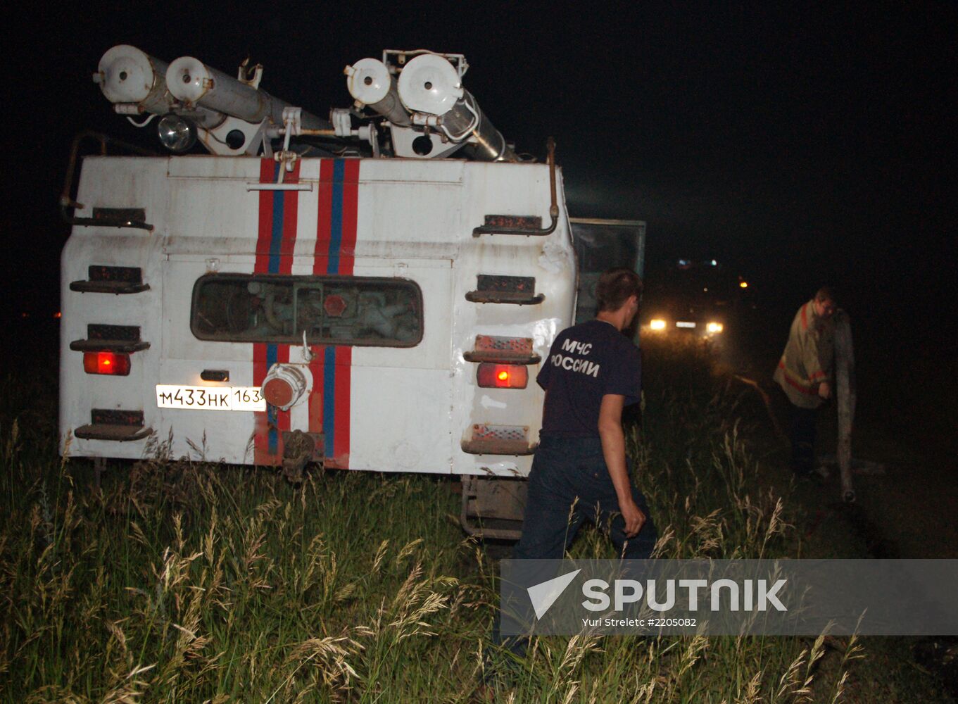 Stored artillery shells explode outside Samara