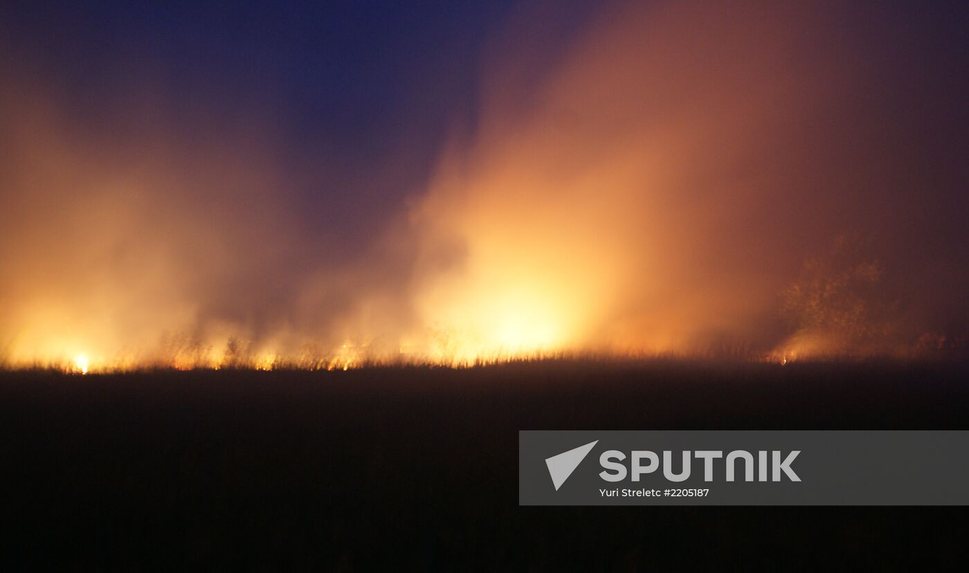 Stored artillery shells explode outside Samara