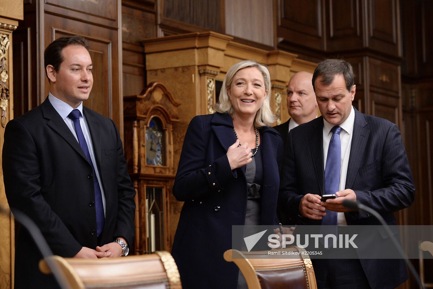 Sergei Naryshkin meets with Marine Le Pen