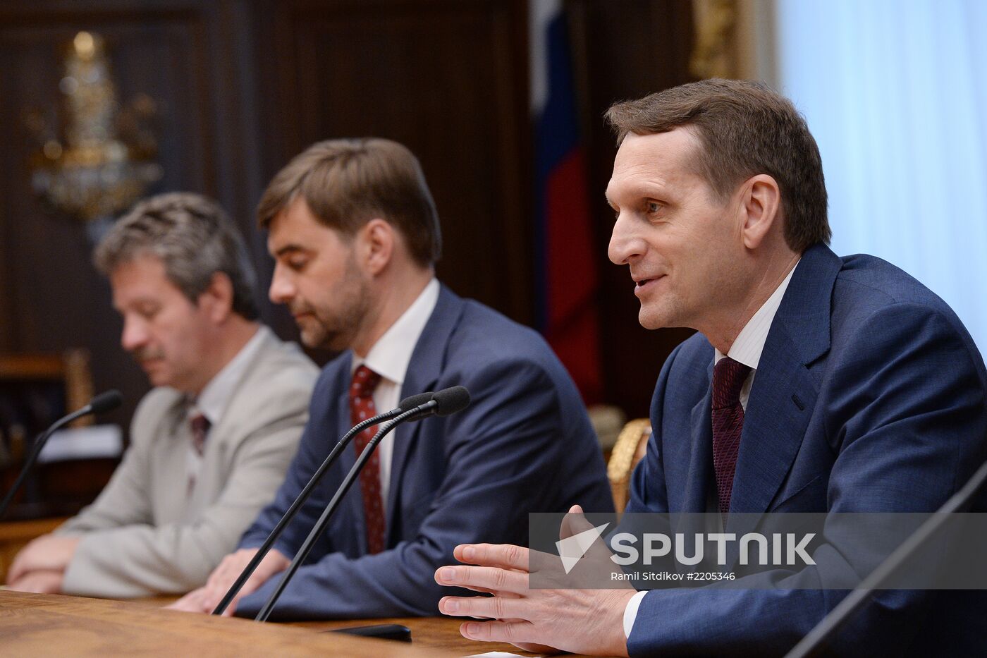 Sergei Naryshkin meets with Marine Le Pen