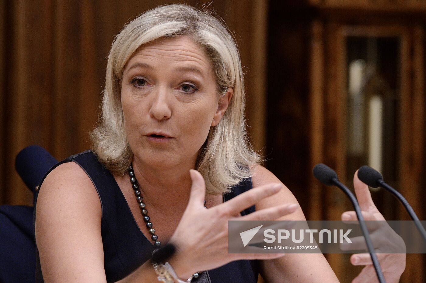 Sergei Naryshkin meets with Marine Le Pen