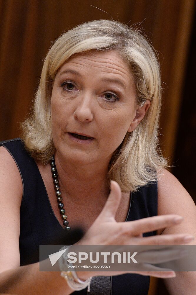 Sergei Naryshkin meets with Marine Le Pen