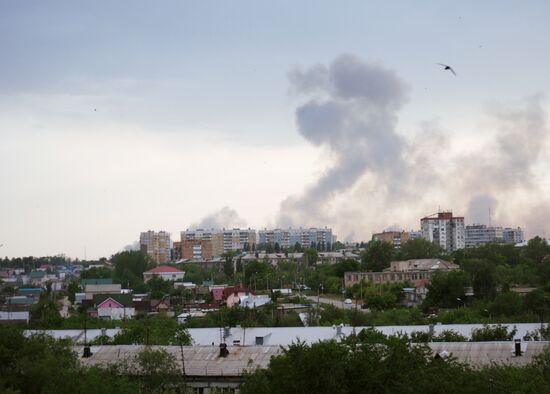 Stored artillery shells explode outside Samara