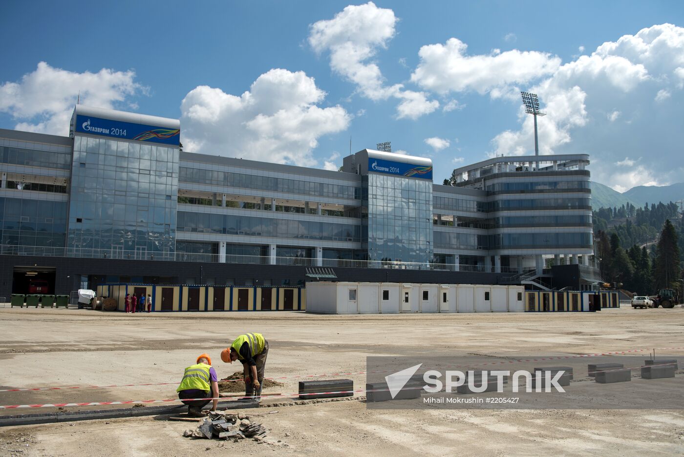 Construction of Olympic facilities