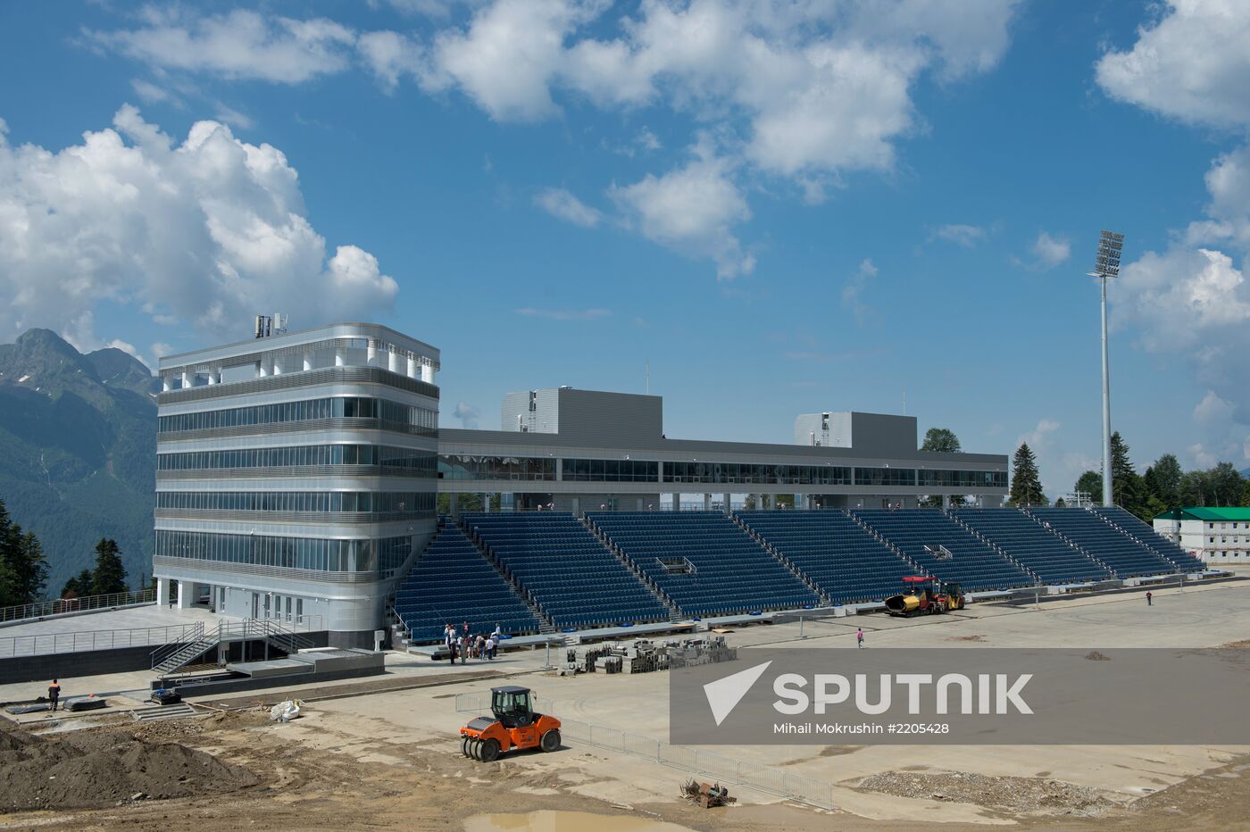 Construction of Olympic facilities