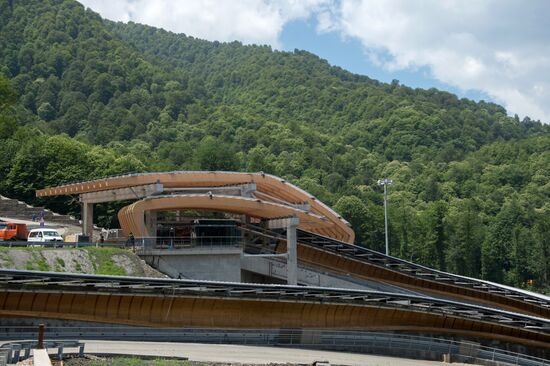 Construction of Olympic facilities